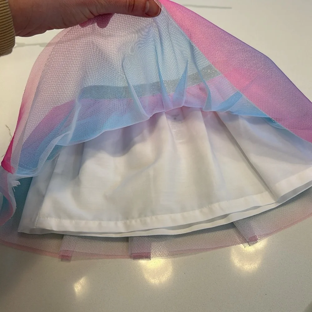 NWOT Carter’s baby tutu blue pink purple gold white size 18 months